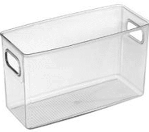 קופסאת אחסון אקרילי צרה