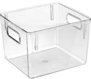 קופסאת אחסון אקרילי גדולה