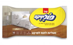 מטליות לחות לניקוי הפרקט סנו